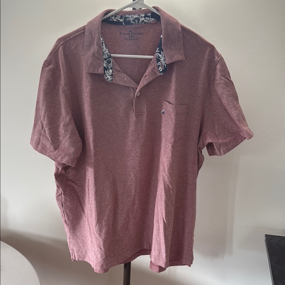 Taylor Vintage Men's Red Polo Shirt